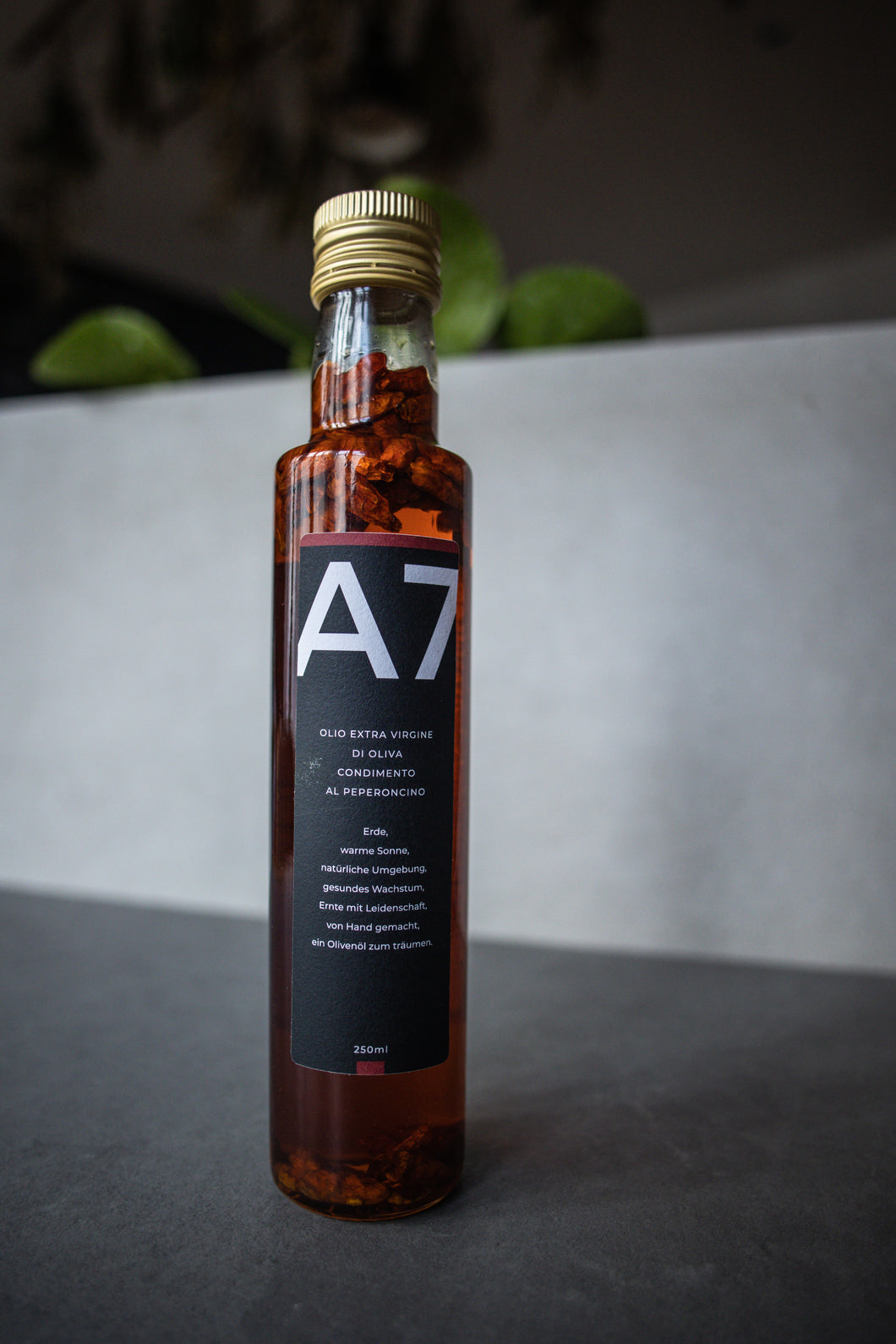 A7 - Kaltgepresstes natives Olivenöl mit Chili